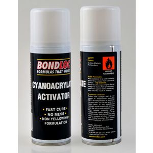 Bondloc Super Glue Activator (200ml) Non Yellowing